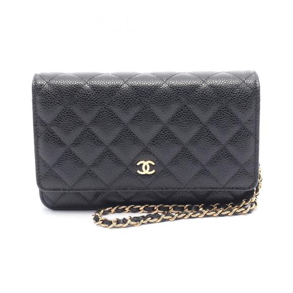 CHANEL Matelasse Shoulder Bag in Grained Calfskin Leather, Black, AP0250 - Picture 1 of 8